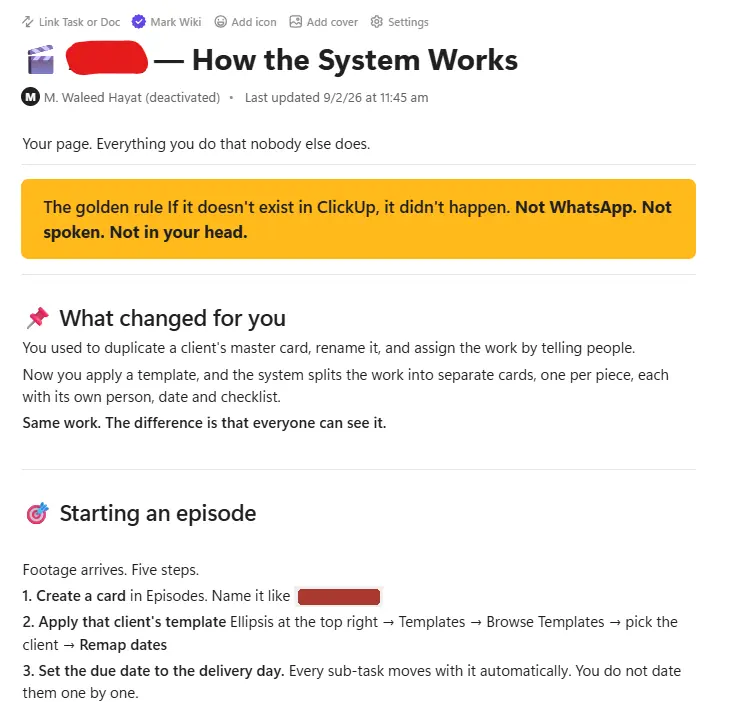 How the System Works guide page